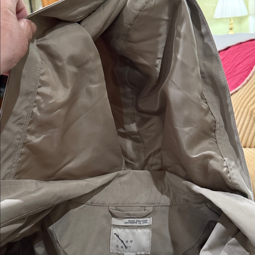 a new day Tan Trench Coat - Picture 4 of 4